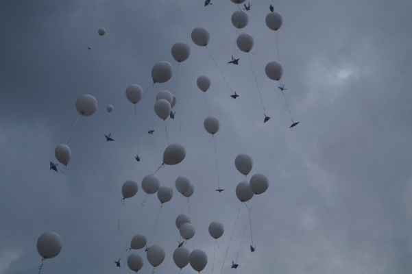 Волонтёры Победы города Лесосибирска почтили память маленьких ангелов